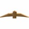 Ekena Millwork Bellingham Rough Sawn Timber Gable Bracket, Western Red Cedar, 48"W x 14"H x 2"D x 6"F, 7/12 Pitch GBW048X14X0206BEL00RWR - alternate 2